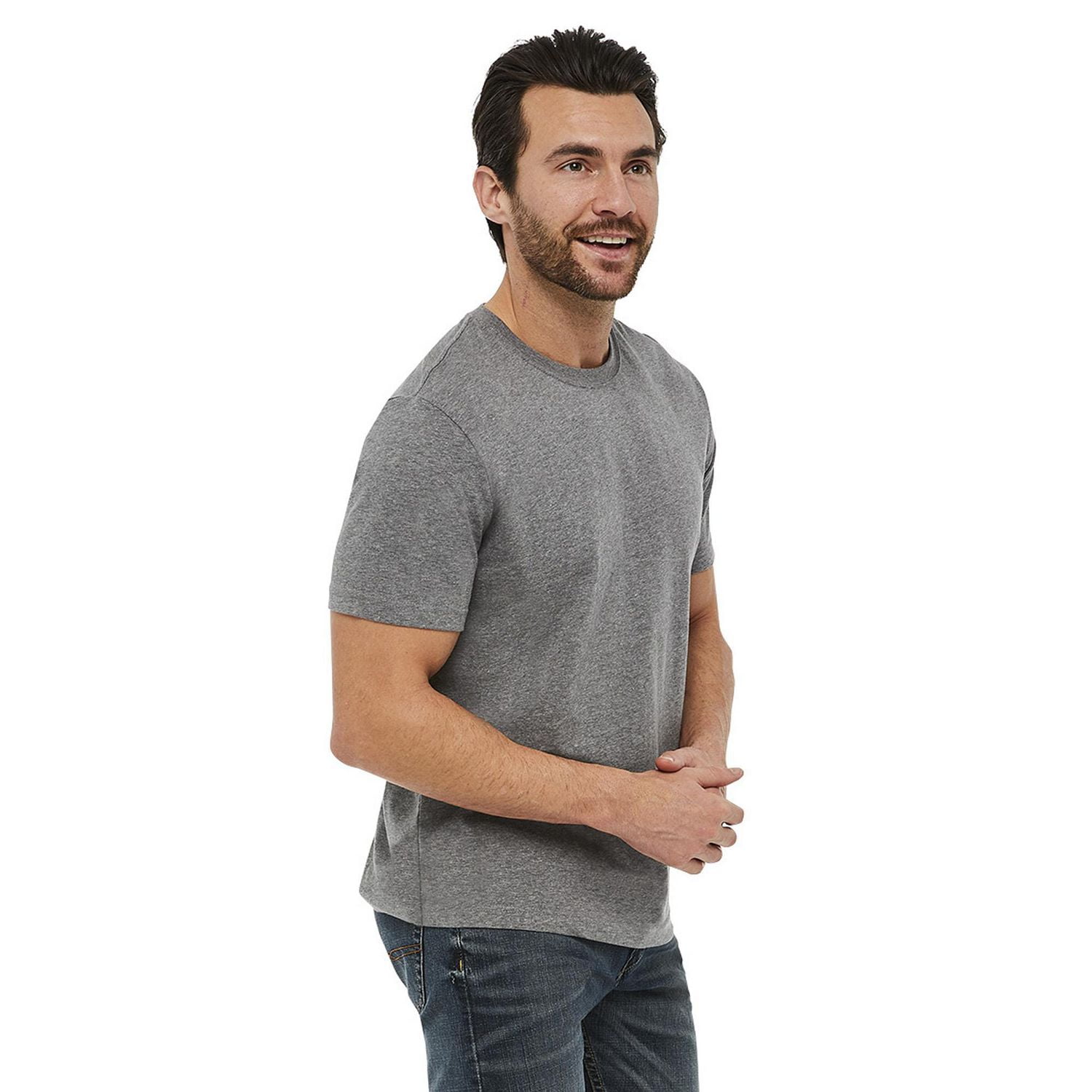 George Men's Basic Short Sleeve Tee 3-Pack