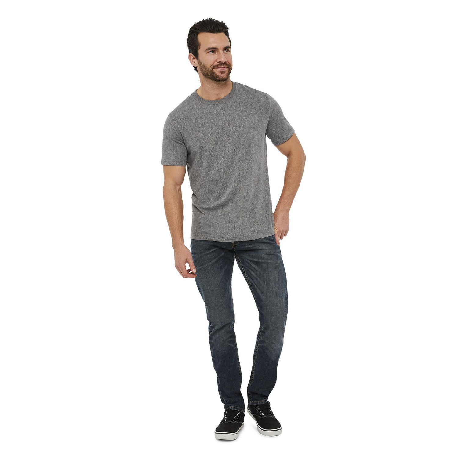 George Men's Basic Short Sleeve Tee 3-Pack