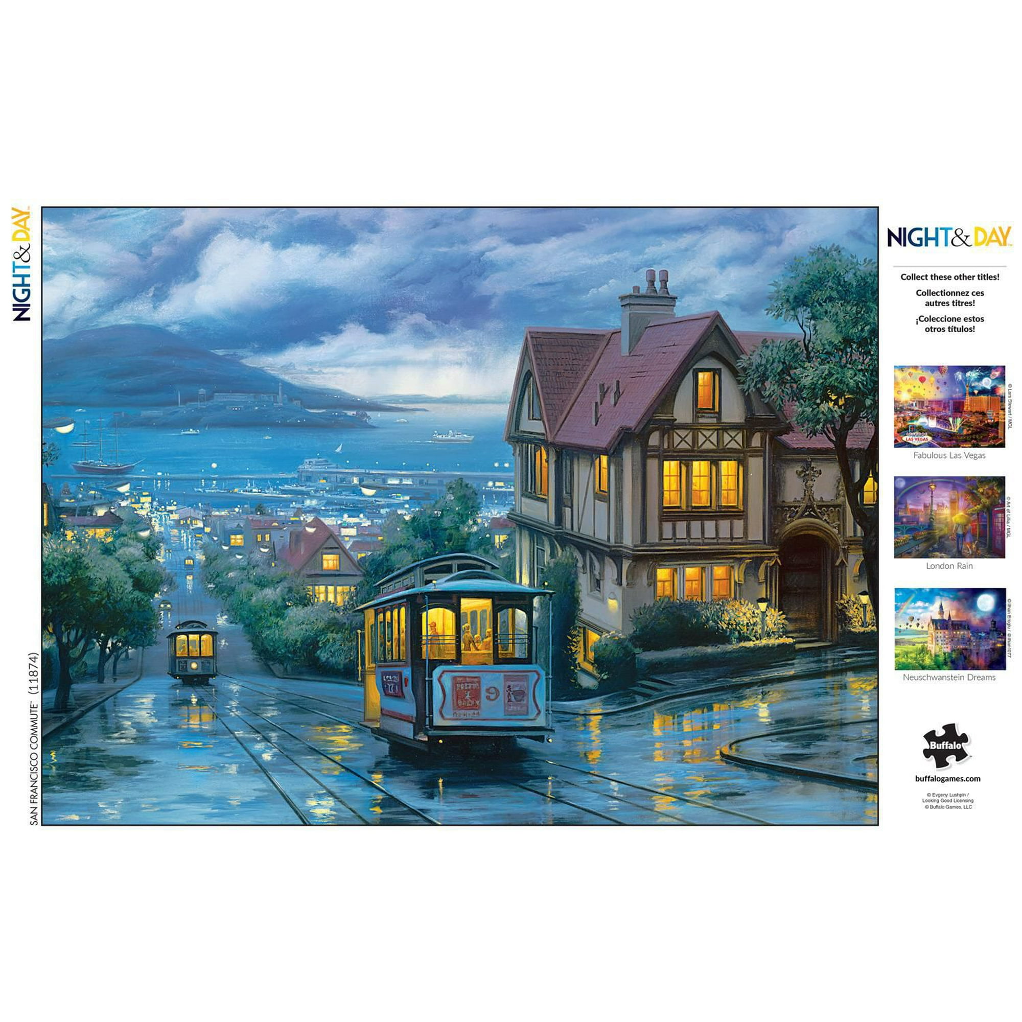 Buffalo Games - Night & Day - San Francisco Commute - 1000 Piece Jigsaw  Puzzle - Walmart.ca