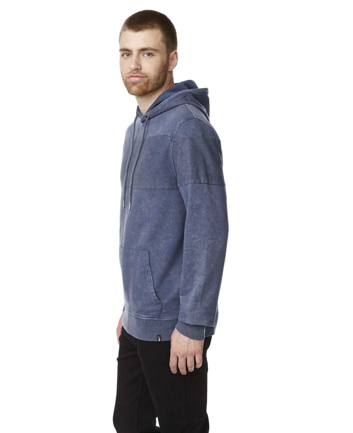 IJEANS MENS ACID WASH PULL OVER