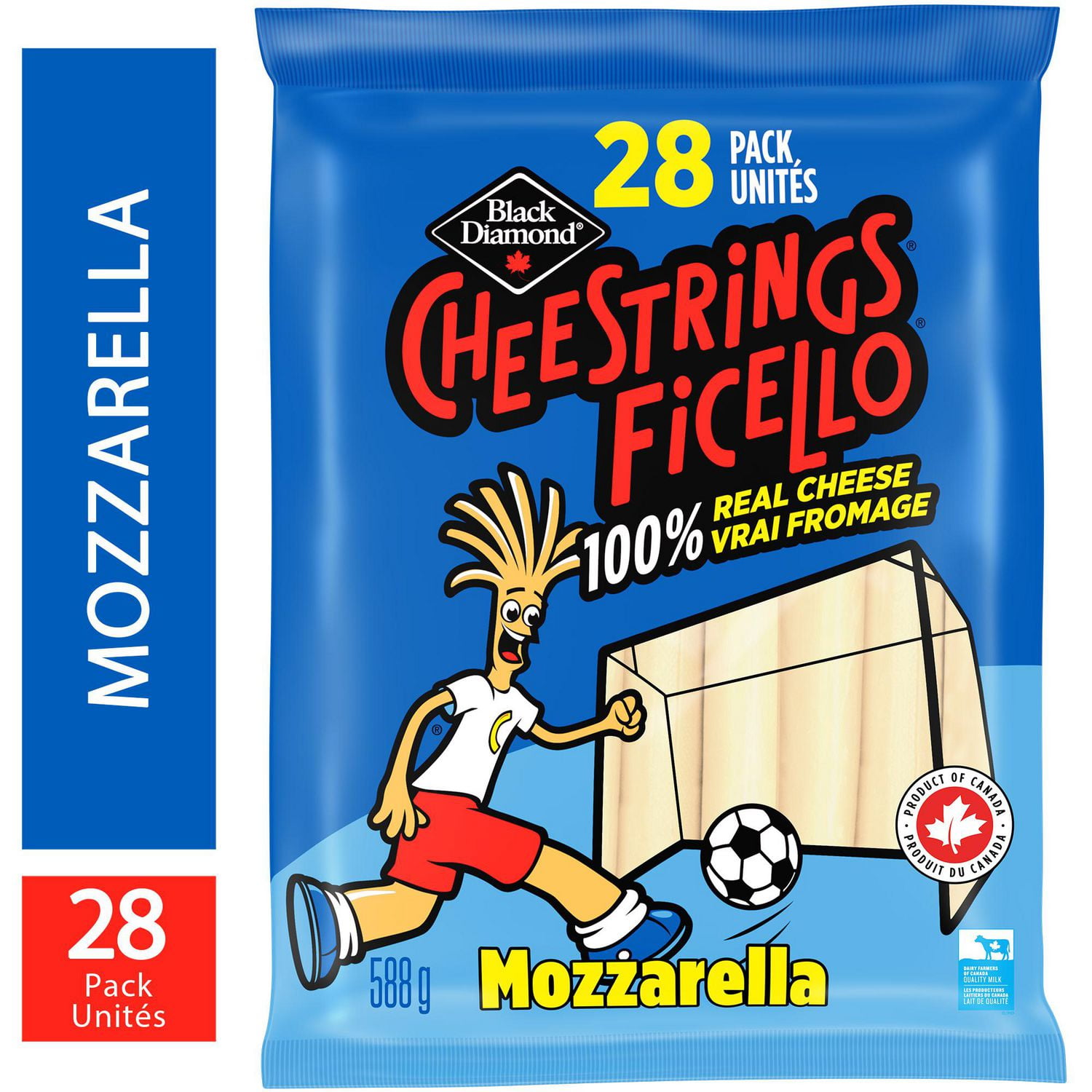 Black Diamond Mozzarella Cheestrings 28 Pack Walmart Canada