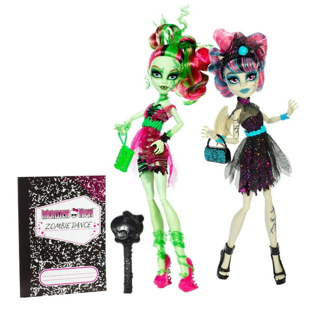 Monster High Zombie Shake – Rochelle Goyle et Venus McFlytrap, emballage de 2