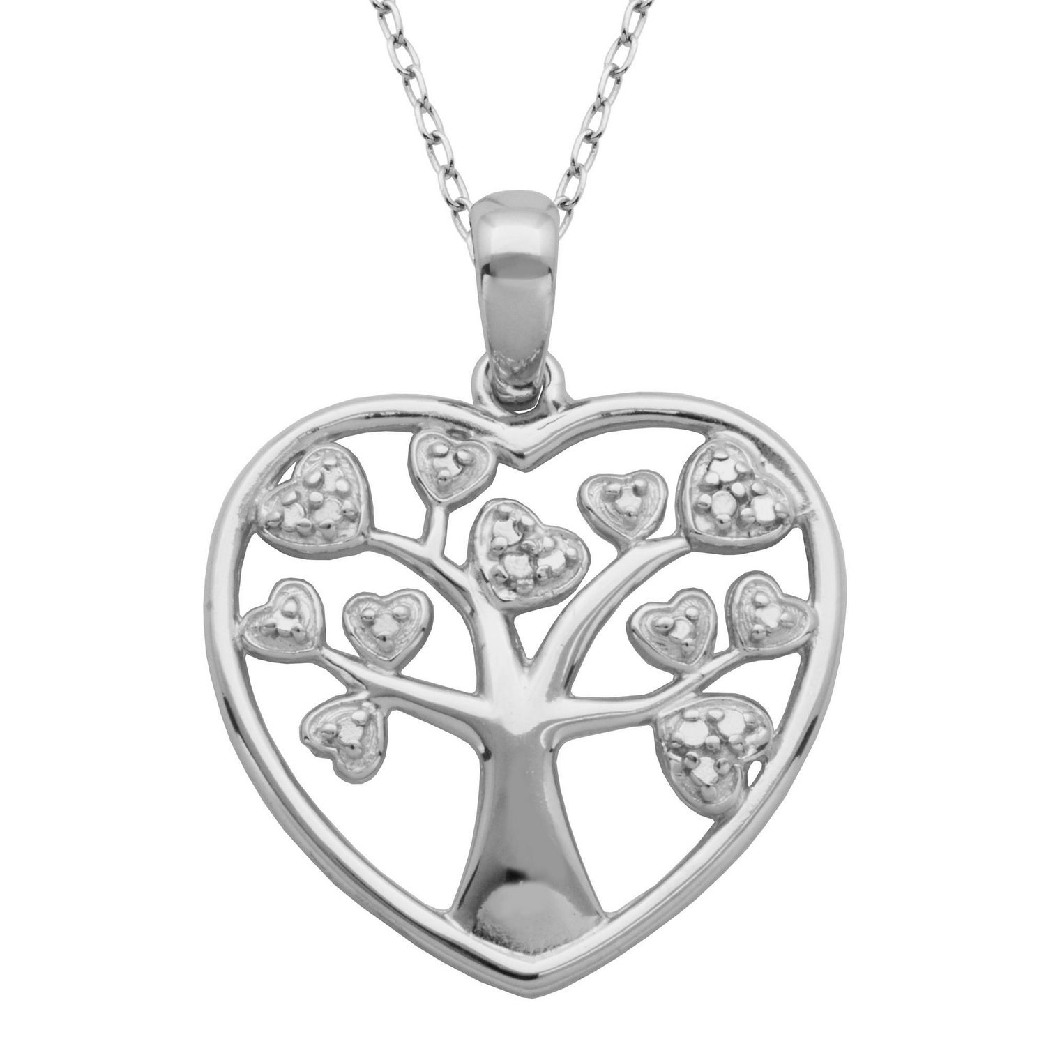 PAJ Sterling Silver Tree of Life Heart Pendant - Walmart.ca