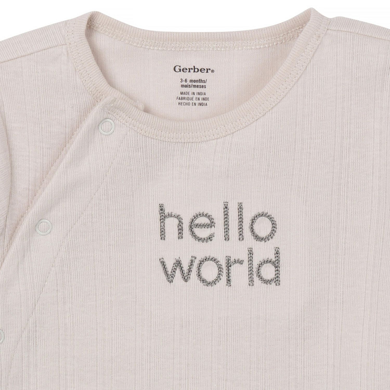 Gerber Childrenswear - Onesie + Shirt Pant Set, 3 Piece Set