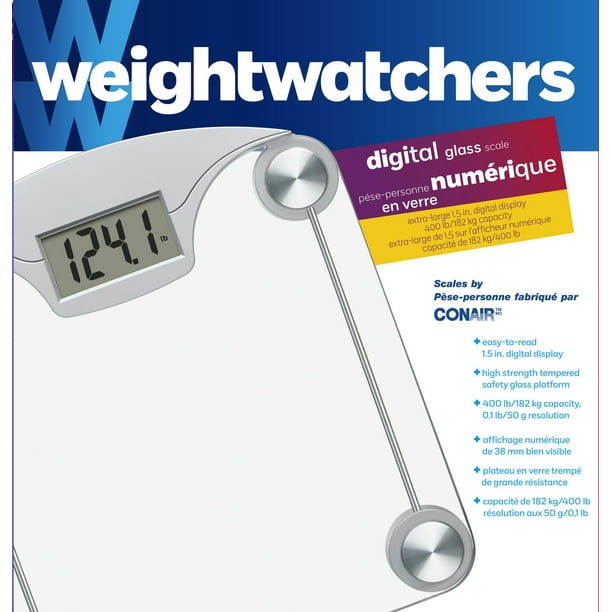 Conair Thinner® Thinner Glass Digital Precision Scale, Walmart Canada