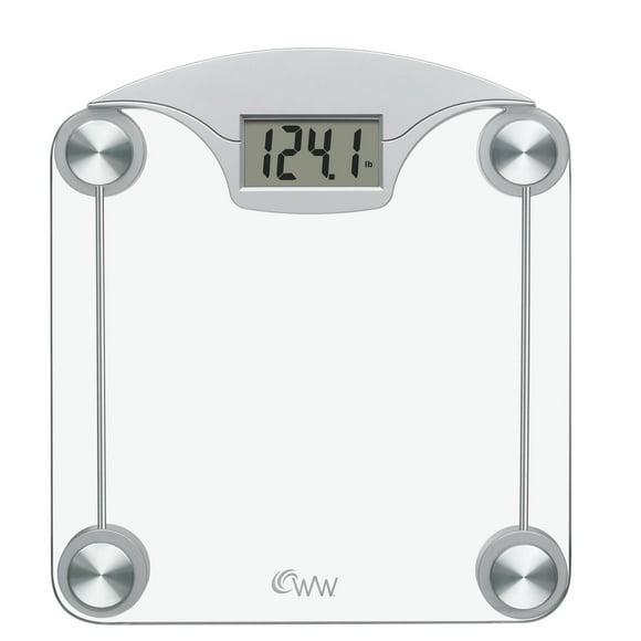 Weight Watchers® Digital Glass Scale, Bathroom Scale