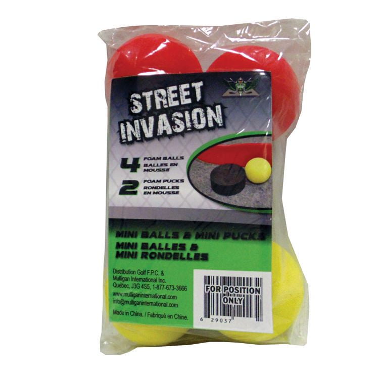 Street Invasion Street Hockey Mini Balls and Pucks Pack Walmart Canada