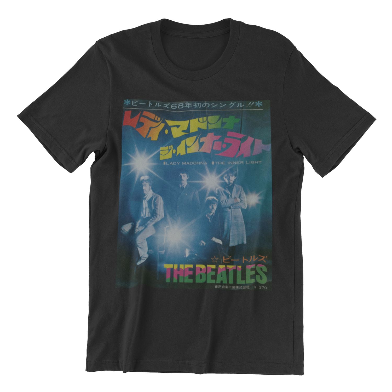The Beatles Ladie's short sleeve crew neck T-Shirt, Sizes XS to XL