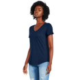 thumbnail image 2 of George Women's Core Slub V-Neckline Tee, 2 of 6
