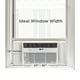 Midea Climatiseur de fenêtre de 8 000 BTU avec télécommande Chambre jusqu'à 350 pi². – image 4 sur 6