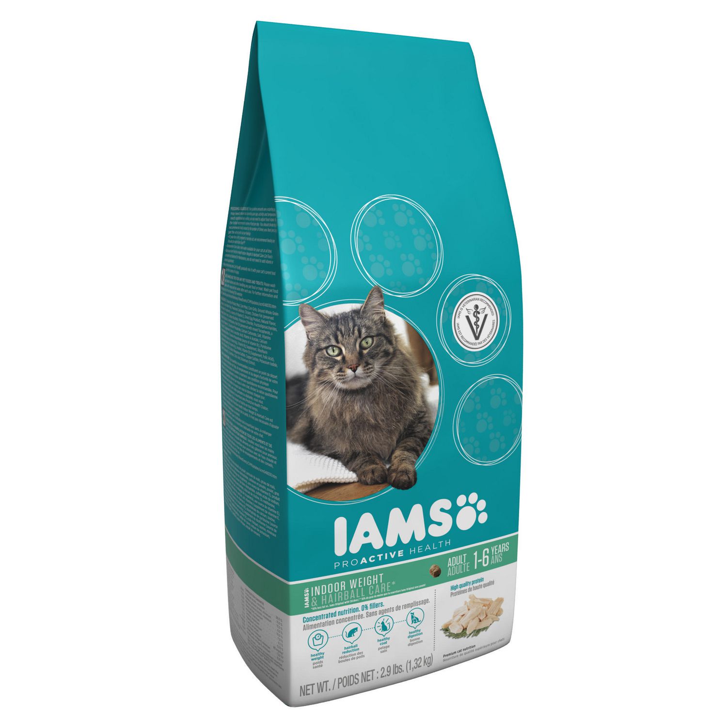 Iams ProActive Health Adult 1+ years Indoor Weight & Hairball Care Cat