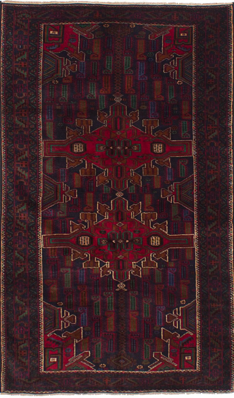 ECARPETGALLERY Royal Baluch Rug 3'8