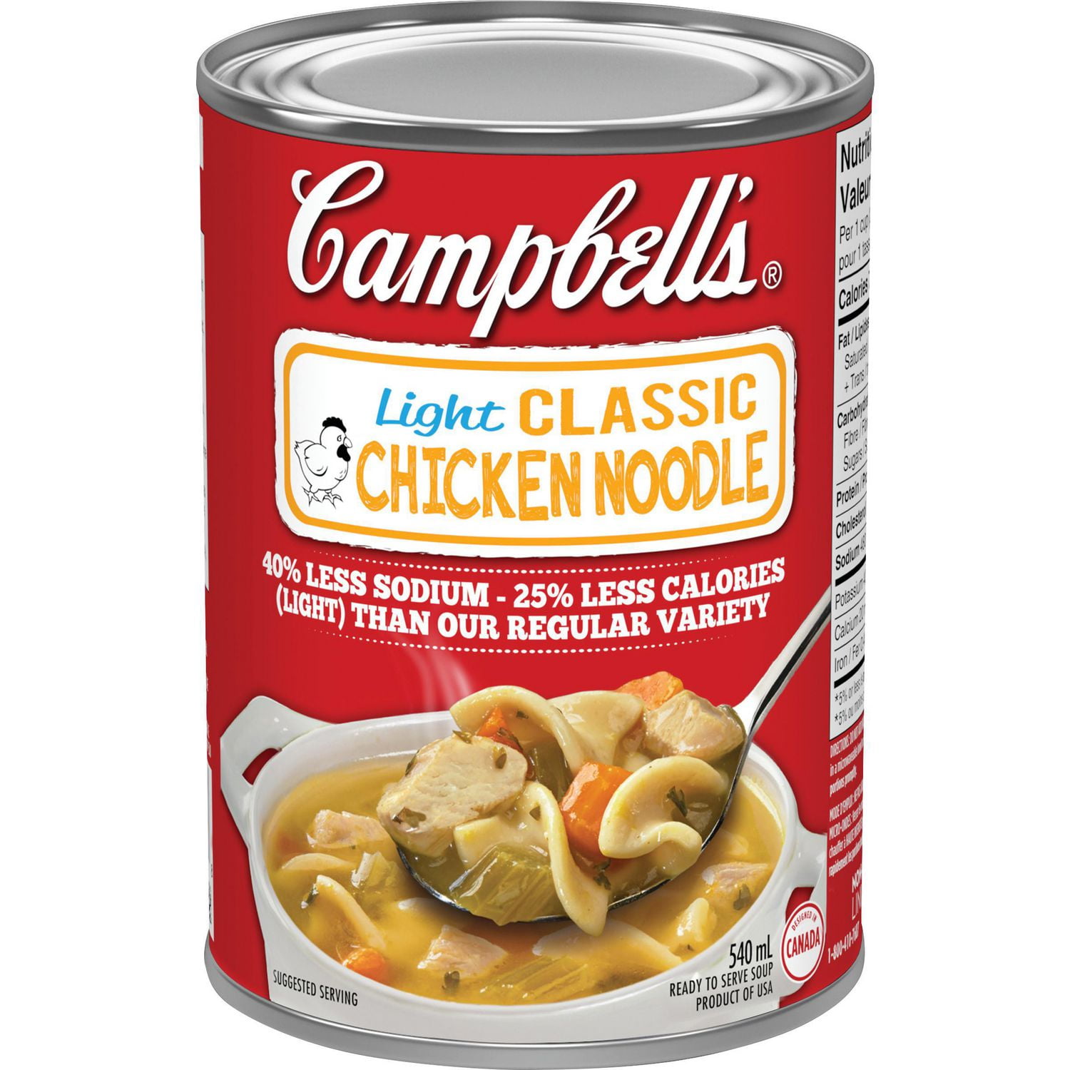 Campbell’s Light Chicken Noodle Soup 