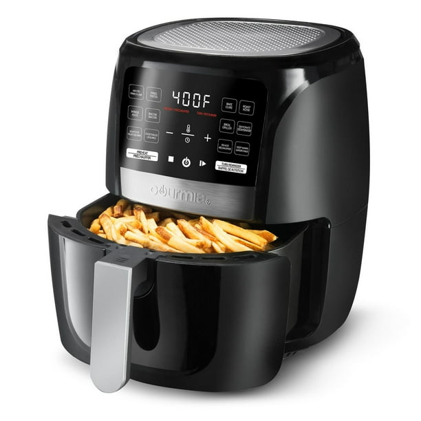  Gourmia Air Fryer Oven Digital Display 5 Quart Large AirFryer  Cooker 12 Touch Cooking Presets, XL Air Fryer Basket 1500w Power  Multifunction Stainless Steel FRY FORCE 360° (5 QT) : Home & Kitchen