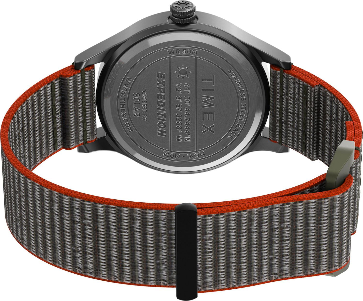 Expedition scout 40mm cheap fabric strap watch