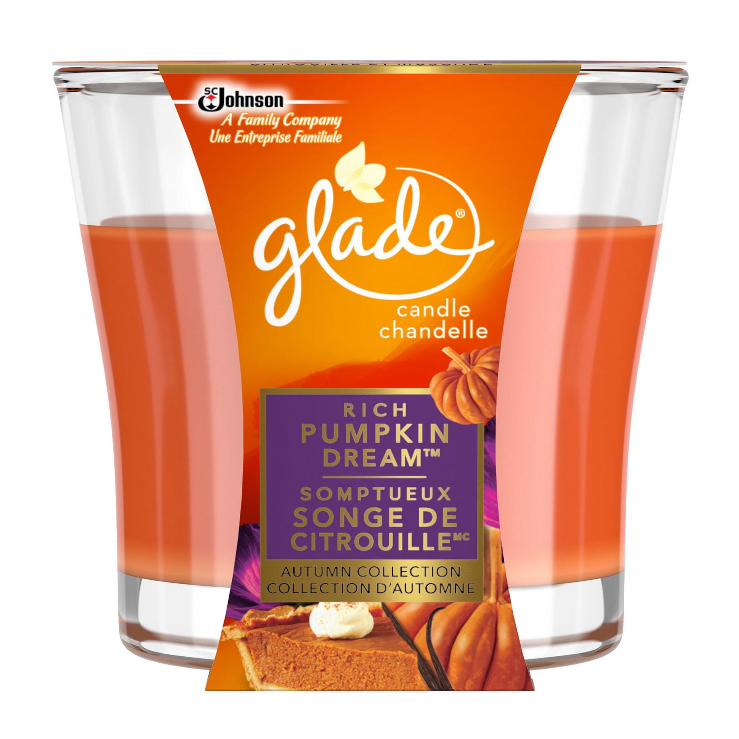 Glade® Rich Pumpkin Dream™ Candle Walmart Canada