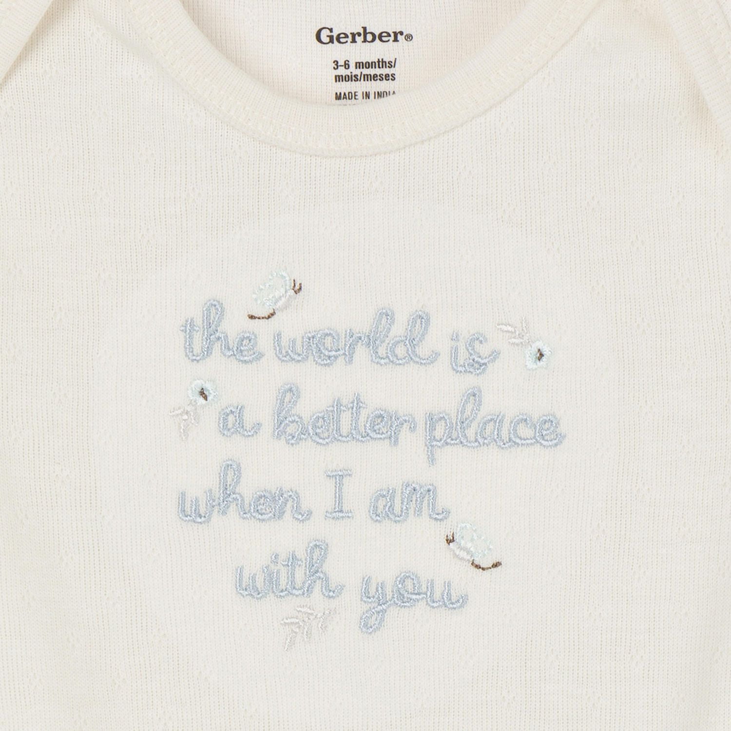 Gerber Childrenswear - Onesie + Shirt Pant Set, 3 Piece Set