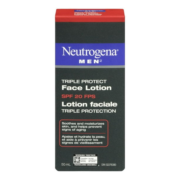 NeutrogenaMD Lotion faciale Triple protection MenMD 20 FPS