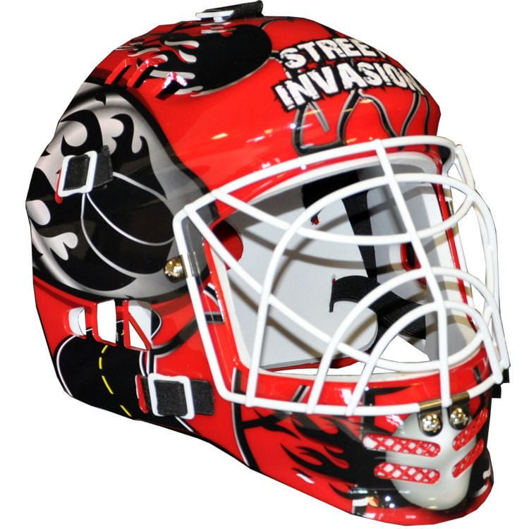 Street Invasion Street Hockey Goalie Mask Red Walmart Canada