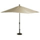 Parasol rectangulaire de style marché de 2,4 x 3 m (8 x 10 pi) avec toile acrylique Sunbrella de couleur beige Caspian d'Island Umbrella – image 1 sur 8