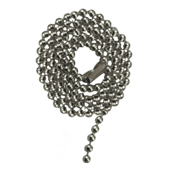 Atron Electro Industries 36 Inch Chrome Beaded Fan Pull Chain