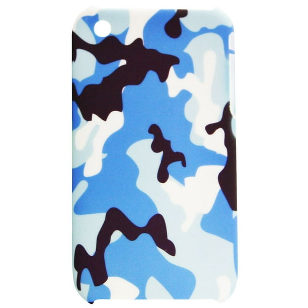 Étui pour iPhone 3G / 3GS d’Exian - motif camouflage de l'armée, bleu
