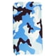 Étui pour iPhone 3G / 3GS d’Exian - motif camouflage de l'armée, bleu – image 1 sur 1