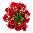 thumbnail image 1 of Bouquet de douze roses fraîches 50 cm, 1 of 5