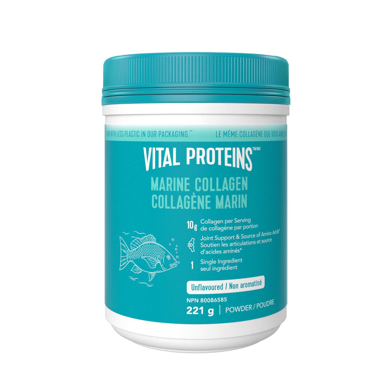 Vital Proteins Poudre de Peptides de Collagène Marin, Aide à Former du Collagène et Réduit les Douleurs Articulaires Associées à l'Ostéoarthrite, Source d'Acides Aminés, Sans Sucre Ajouté, Sans Couleurs ou Saveurs Artificielles