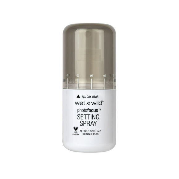 spray fixateur de finition naturelle Wet N Wild Photo Focus Vaporisateur de Fixation