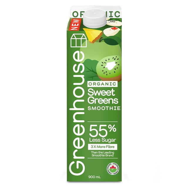 Greenhouse Organic Sweet Greens Smoothie, 900 mL