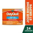 thumbnail image 2 of Vicks DayQuil Cold and Flu Medicine, Daytime, Non-Drowsy Relief for Cough, Sore Throat Pain, Fever, Congestion, 2 of 11