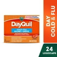 thumbnail image 1 of Vicks DayQuil Cold and Flu Medicine, Daytime, Non-Drowsy Relief for Cough, Sore Throat Pain, Fever, Congestion, 1 of 11