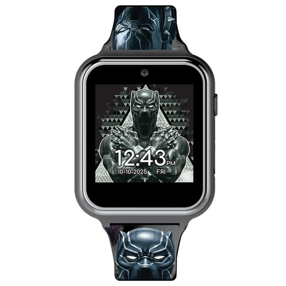 Black Panther Montre interactive à écran tactile avec caméra