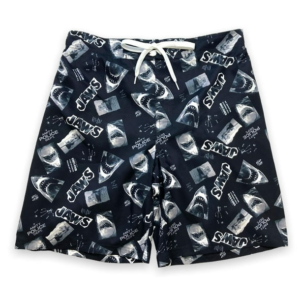 Jaws Men's Swim Shorts. These swim shorts for men are knee length with ...