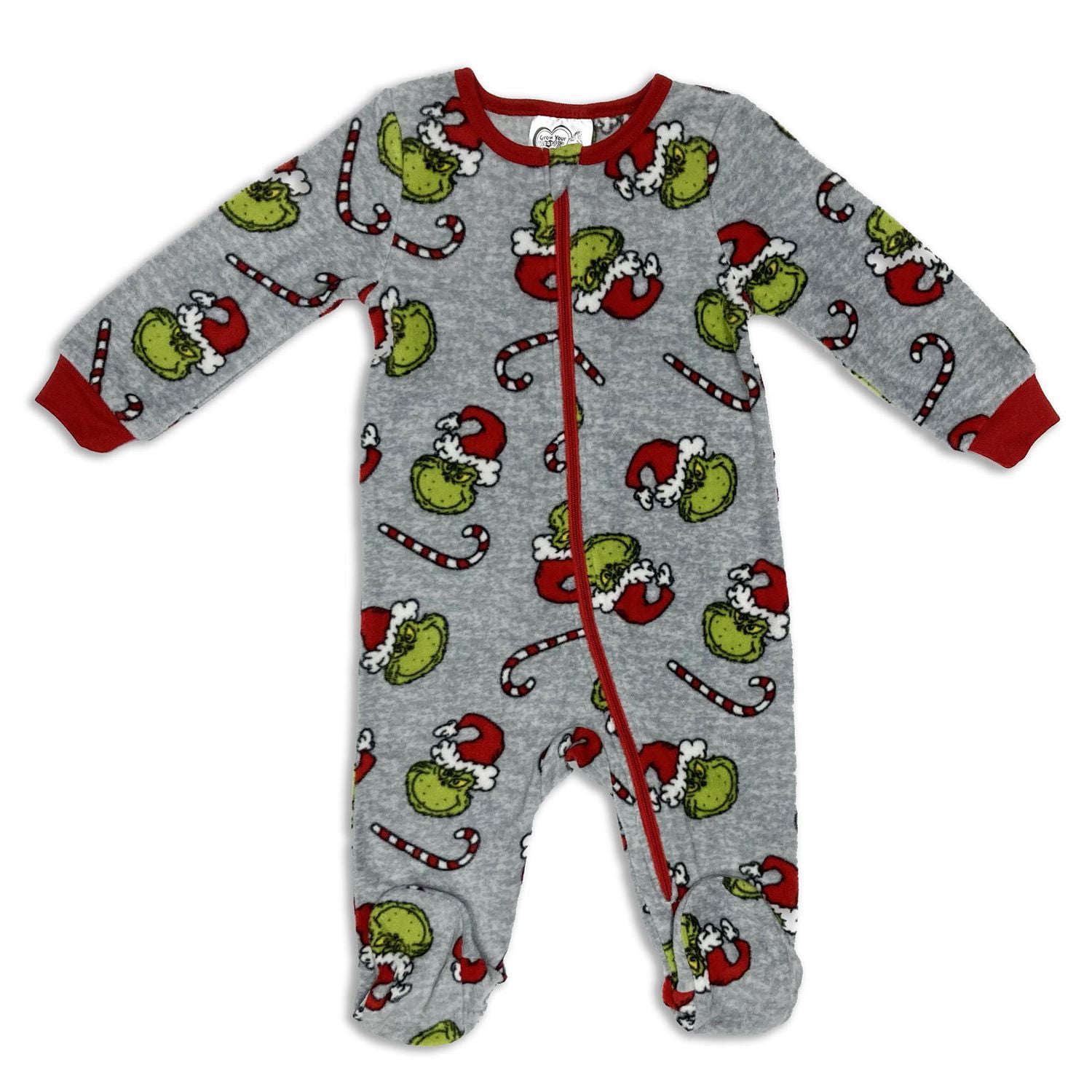 Dr Seuss Dormeuse à manches longues, micro-polaire