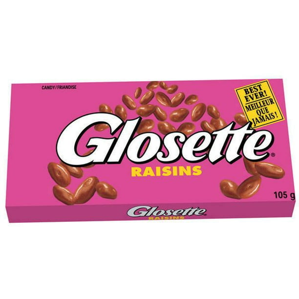 Glosette Raisins secs enrobés de chocolat 105g