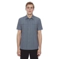 thumbnail image 1 of Dark Black Men's 4 Way Stretch s/s button down shirt, 1 of 6