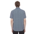 thumbnail image 3 of Dark Black Men's 4 Way Stretch s/s button down shirt, 3 of 6