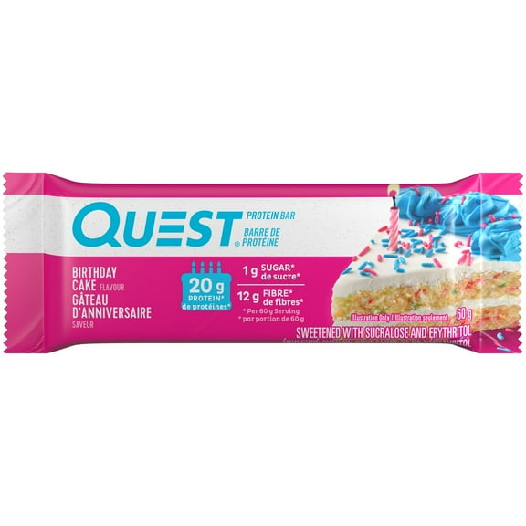 Quest Protein Bar Birthday Cake Flavour