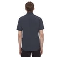 thumbnail image 3 of Dark Black Men's 4 Way Stretch s/s button down shirt, 3 of 6