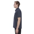 thumbnail image 4 of Dark Black Men's 4 Way Stretch s/s button down shirt, 4 of 6