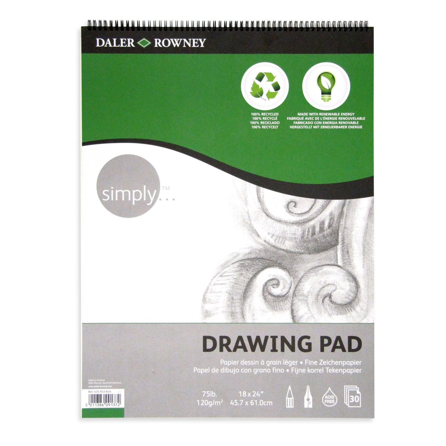 Eco Drawing Pad, 18" x 24" Walmart Canada