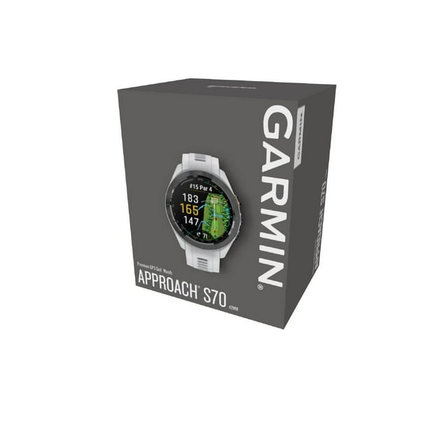 Vente montre GARMIN golf GPS connectée Approach S70 blanche - 42mm