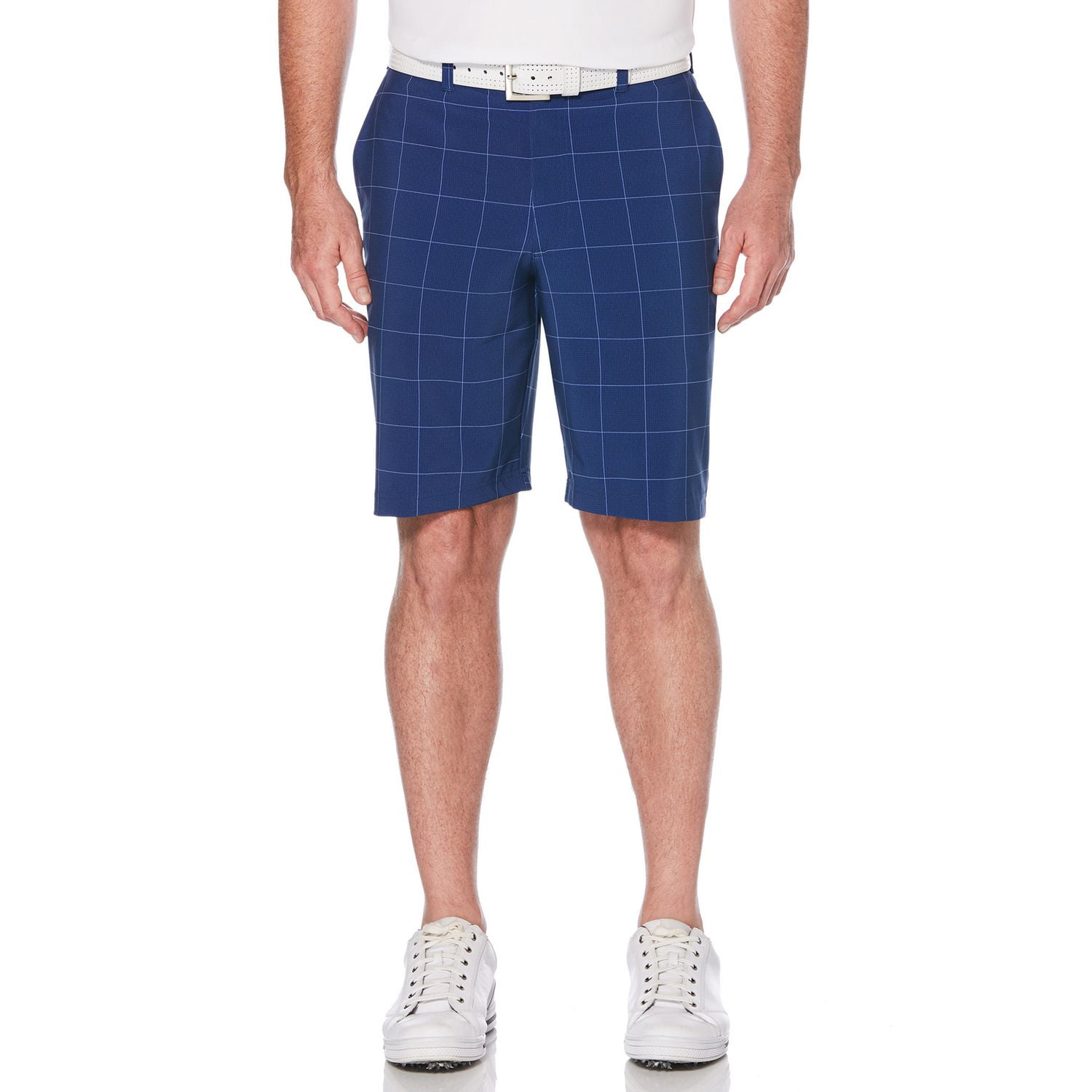 Short Performance Active Flex à devant plat à carreaux pour hommes de Ben Hogan