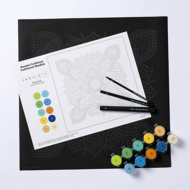 Kit Peinture par Numéros - Mandala