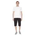 thumbnail image 4 of Dark Black Men's Pull on Cargo Capri Short, 4 of 5