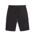 thumbnail image 5 of Dark Black Men's Pull on Cargo Capri Short, 5 of 5