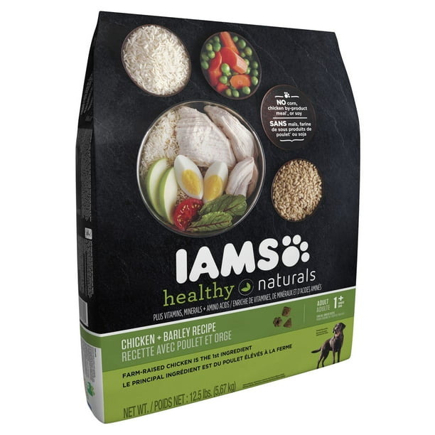 Iams® Nourriture sèche pour chiens Healthy Naturals™ Recette avec poulet et orge 12,5 lb