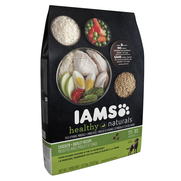 Iams® Nourriture sèche pour chiens Healthy Naturals™ Recette avec poulet et orge 23,2 lb